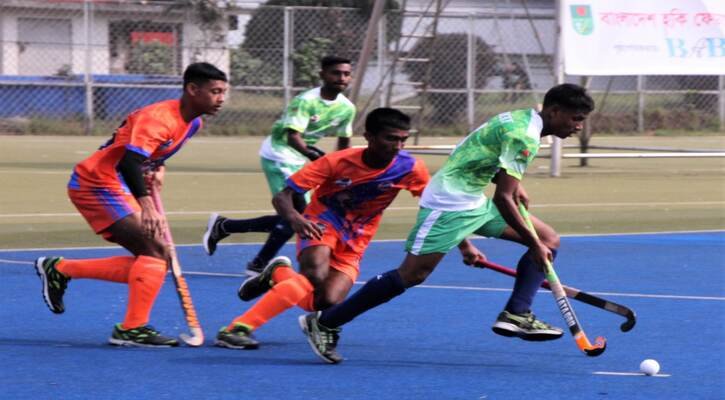 যুব গেমস হকি সেমিফাইনালে রাজশাহী ঢাকা রংপুর ও চট্টগ্রাম