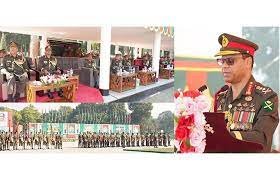 সেনাবাহিনীর ৬টি ইউনিটের রেজিমেন্টাল কালার প্রদান 